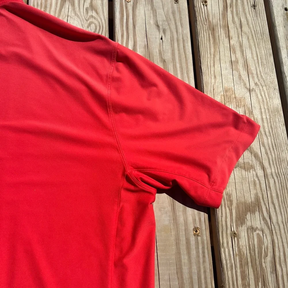 Nike Golf Polo Shirt Adult Men's Extra Large Red‎ Embroidered Short Sleeve